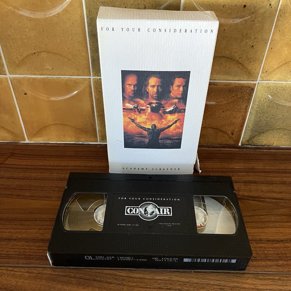 Con Air VHS 1997 Academy Screener FYC Touchstone